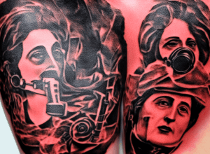 Rosa Luxemburg, mască de gaze și hienă - Heidi Reichinnek își explică tatuajele
