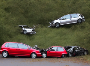 Accident frontal grav în Auetal: Două femei rănite