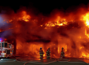 Incendiu într-un atelier auto din Dresda