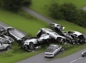 Accident grav pe B243A lângă Bockenem: Doi răniți