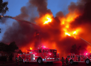 Incendiu în Leipzig: Pompierii Salvează Copii dintr-o Clădire în Flăcări