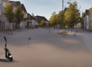Neubrandenburg - Martor (34) oprește un hoț cu un scuter electric