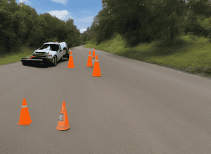 TIR derapează în șanț pe B31 lângă Friedrichshafen în urma unei manevre de evitare