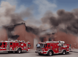 Incendiu la o fabrică de cherestea în Bopfingen-Kerkingen, pompierii intervin rapid