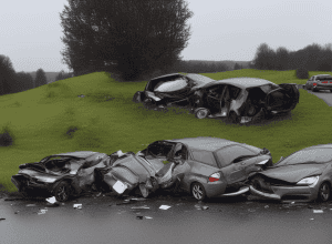 Accident la Hockenheim: Șoferiță Mazda nu a acordat prioritate și a provocat un impact