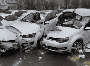 Idar-Oberstein: Mașină necunoscută lovește un VW Golf parcat