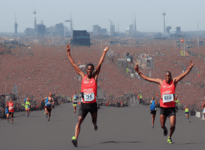 Record de traseu la Maratonul de la Hamburg - Învingătorul împarte banii și camera