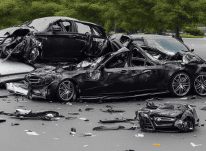 Accident mortal în Frankfurt - o tânără de 26 de ani moare după un accident cu un Mercedes AMG