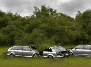 Accident grav la Burgdorf: Șofer de 21 de ani se izbește de un copac