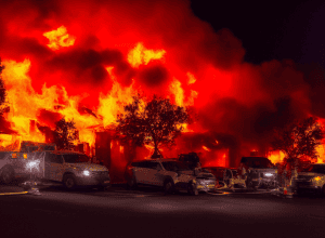 Incendiu la Holzgerlingen: Douăsprezece mașini distruse la Daimler
