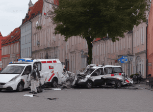 Accident grav în Stralsund: Șoferul fuge de la locul faptei, un tânăr de 14 ani în pericol de moarte!