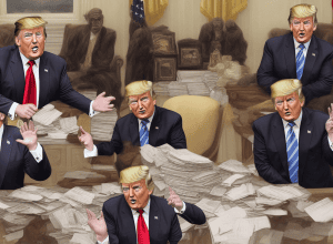 După scandalul chat-ului - Trump îl numește pe cel mai prost ministru al său «tip deștept»