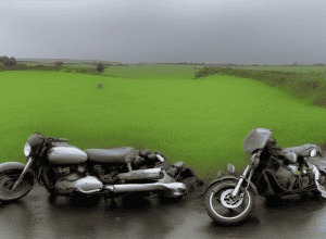 Accident grav în Borken: Motociclist rănit