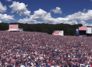 Trump celebrează primele 100 de zile în Michigan