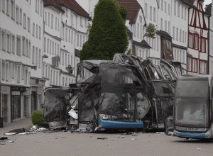 Soldați britanici beți au vandalizat un autobuz și o mașină în Paderborn