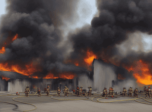 Incendiu într-o fabrică din Schüttorf: Instalație distrusă