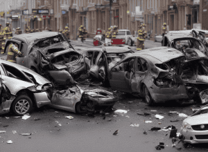 Accident frontal în Schwelm: Camion se ciocnește cu autoturism