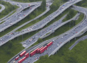 Camion blochează A7 lângă Niederaula după un accident