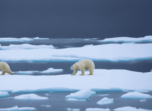 Dramă în Arctica: Urs polar atacă frontal