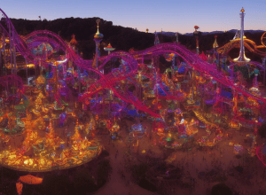 Moment de panică într-un parc de distracții: Se rupe brusc pendulul