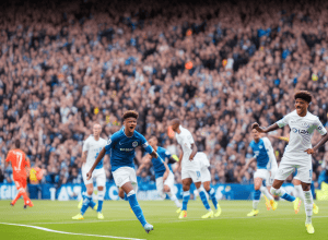 Fostul star BVB a marcat ca niciodată - Victorie Chelsea datorită golului de debut al lui Sancho