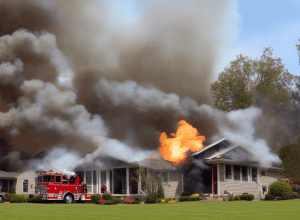Incendiu la acoperiș în Pfinztal: Pagube de 500.000 de euro