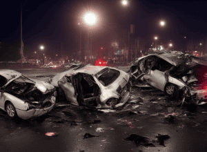 Weisweil: Șoferiță (47 de ani) adoarme la volan și lovește mașini