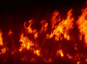 Ritual incendiar în India: Făclii zburătoare