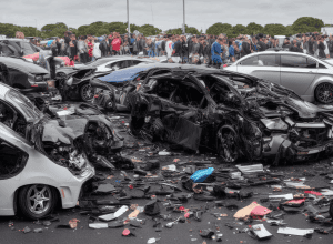 Friedrichshafen: Spectacol de drift se termină cu răniți