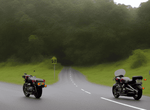 Motociclist prins cu 116 km/h în Bad Frankenhausen