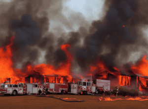 Incendiu devastator în Neu Wulmstorf: Bărbat arestat după ce și-a incendiat casa