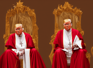 Următorul derapaj total - Trump îl imită pe Papă!