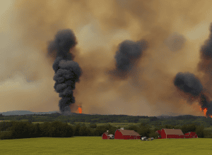 Incendiu devastator la o fermă de lapte în Saxonia-Anhalt: Aproximativ 100 de animale au murit într-un grajd în flăcări
