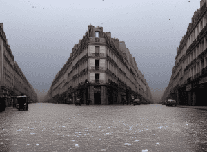 Furtună cu grindină în Franța paralizează Parisul