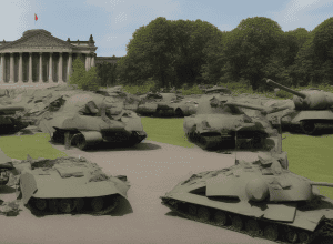 Spectacol de război la Kremlin: Putin reconstruiește Reichstag-ul distrus