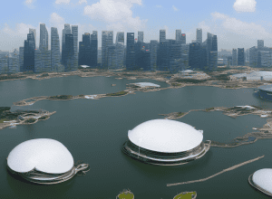 Stadion plutitor în Singapore: Arhitectură spectaculoasă