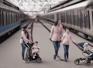 Părinții au uitat un bebeluș pe peronul gării din Neubrandenburg