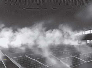 Incendiu la sală de sport din Kassel, cauzat de panouri fotovoltaice