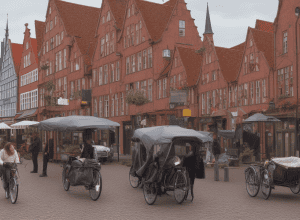 Lübeck: Bicicletă cargo lovește un Seat și fuge