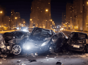 Sankt Augustin: Cursă ilegală a dus la un accident cu patru răniți