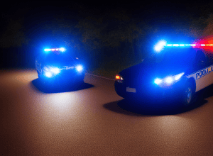 Beat în noapte - Un fals polițist oprit în timpul unei curse sub influența alcoolului