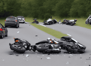 Accident mortal lângă Grünberg - Motociclist (62 de ani) moare în timpul unei depășiri