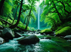 Mister la Kochel am See: Un pârâu din Bavaria a devenit brusc verde neon