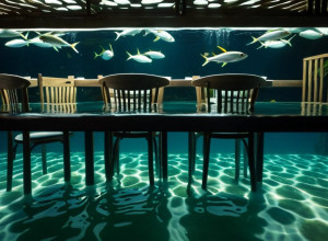 Restaurant sub ape în Thailanda: Clienții continuă să ia masa într-un decor inedit
