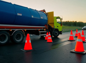 Control de amploare pe autostrada A7: 90 de camioane oprite, numeroase încălcări descoperite