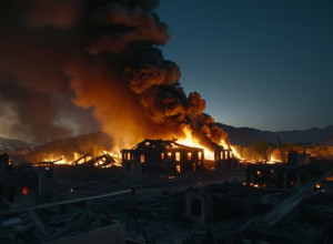 Incendiu devastator în Japonia: 170 de case distruse și o victimă