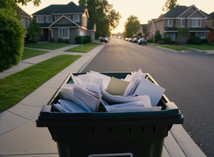 Poștaș "indisciplinat" în Germania: Sute de scrisori, aruncate la gunoi, descoperite de un localnic vigilent