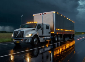 Tragedie pe A19: Șofer de camion (57) a murit după o urgență medicală la volan