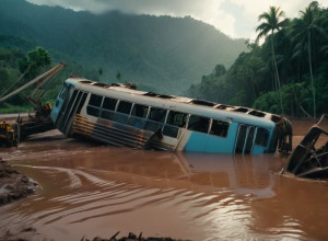 Tragedie în Cambodgia: 13 morți după ce un autocar de noapte a plonjat într-un râu