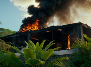 Incendiu devastator în Jamaica: Restaurantul lui Usain Bolt, mistuit de flăcări